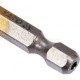 Свердло фрезероване по металу YATO: HSS-TIN, Ø= 10 мм, l= 105 мм, HEX - 1/4"
