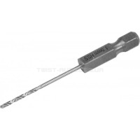 Сверло для нержавеечной легированной сталиHSS6542, Ø=3мм, HEX-1/4", l=61/31мм, YATO - YT-44863