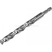 Свердло для нержавіючої легованої сталі HSS6542, Ø=9мм, HEX-1/4", l=125/81мм, YATO Свердло для нержавіючої легованої сталі HSS6542, Ø=9мм, HEX-1/4", l=125/81мм, YATO
