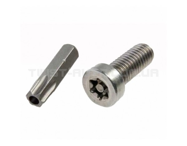 Біта Torx 1/4" з отвором 5-ти променева TS10, L=25 мм FORCE 12F2510