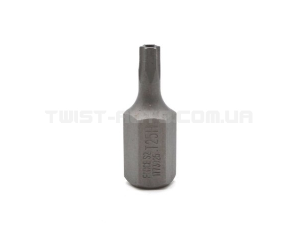 Біта Torx з отвором TH20 мм L=30 мм D-10мм FORCE 1773020