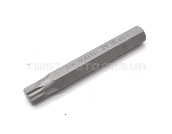 Біта 10 мм Spline M10 L=75 мм FORCE 1787510