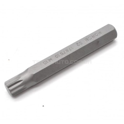 Бита 10 мм Spline M9, L=75 мм FORCE 1787509 Бита 10 мм Spline M9, L=75 мм FORCE 1787509