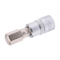 Головка c вставкой HEX 1/4" 8 мм, L=37 мм YATO YT-04375 - YT-04375