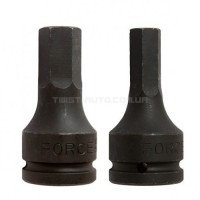 Головка-біта 3/4" (HEX) цільна, ударна 32 мм, L=90 мм FORCE 2649032