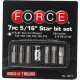 Набір біт 5/16" Torx з тримачем 7 пр/в блістері FORCE 3071 Набір біт 5/16" Torx з тримачем 7 пр/в блістері FORCE 3071