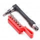 Набір біт 1/4" Torx з отвором 8 пр. FORCE 2081 Набір біт 1/4" Torx з отвором 8 пр. FORCE 2081
