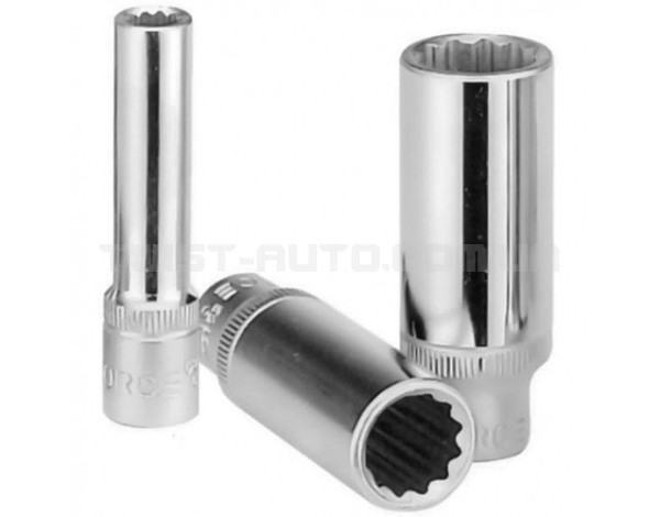 Головка 1/2" дванадцятигранна глибока 1-1/16", L=77 мм FORCE 549771.1.16