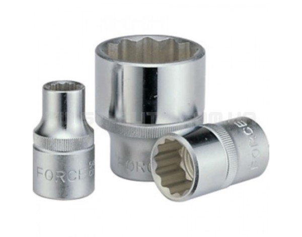 Головка 1/2" дванадцятигранна 14 мм, L=38 мм FORCE 54914