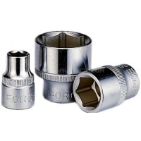 Головка 1/2" шестигранна 25 мм, L=43 мм FORCE 54525