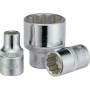 Головка 1/2" дванадцятигранна 8 мм, L=38 мм FORCE 54908