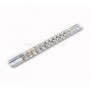 Дін-рейка 1/4" 12 затискачів L=200 мм FORCE 819212