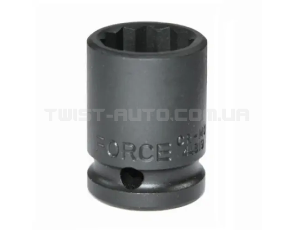 Головка 1/2" дванадцятигранна ударна 28 мм, L=48 мм FORCE 44828