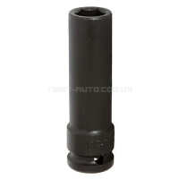 Головка 3/8" шестигранна ударна, глибока 18 мм, L=63 мм FORCE 4356318 Головка 3/8" шестигранна ударна, глибока 18 мм, L=63 мм FORCE 4356318