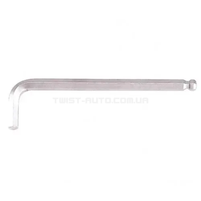 Ключ довгий 6-гранний з кулею 2,5мм FORCE 765025XL