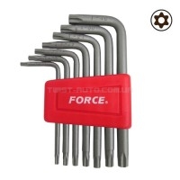 Набір ключів з отвором Torx Г-подібних 7 пр. (Т10-Т40) FORCE 5071T