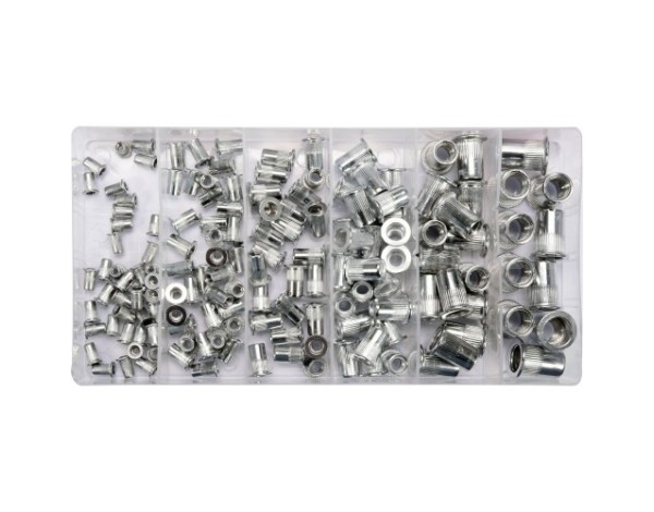 Набір алюмінієвих різьбових заклепок (нитогайки) М3-М10, 150 шт.
