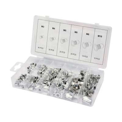 Алюминиевые резьбовые заклепки М3-М10, 150 шт., VIKTEC VT13978B - VT13978B