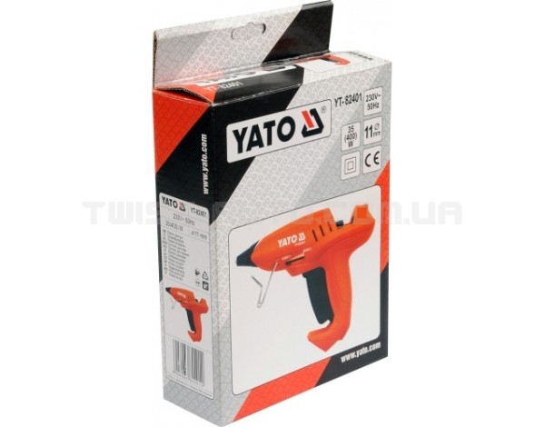 Пістолет термоклеючий 11мм 35(400)Вт YATO YT-82401