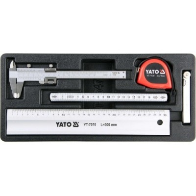 Набір вимірювального інструменту 5 предметів YATO YT-55474