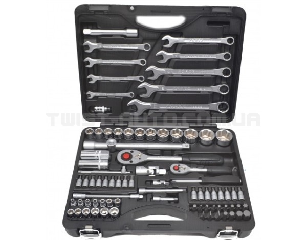 Набор инструмента комбинированый 1/2"-1/4" 82ед.Surface drive  FORCE 4821R