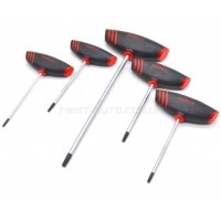 Набір викруток Torx Т-подібні 5 пр. T10-T30 FORCE 2058 Набір викруток Torx Т-подібні 5 пр. T10-T30 FORCE 2058