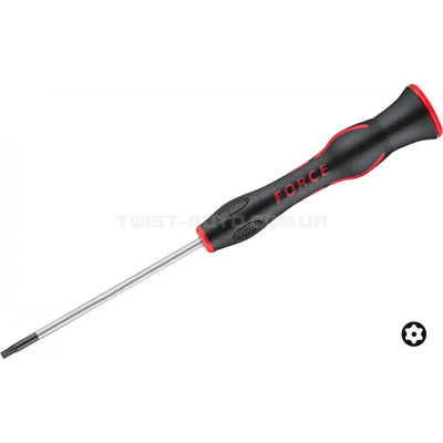Отвертка ювелирная Torx Т5 с отверстием , L=40 мм FORCE 737A04005 Отвертка ювелирная Torx Т5 с отверстием , L=40 мм FORCE 737A04005