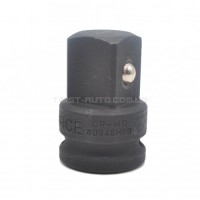 Адаптер ударний 1/2" (Мама) x 3/4" (Тато) L=48 мм FORCE 80946MPB Адаптер ударний 1/2" (Мама) x 3/4" (Тато) L=48 мм FORCE 80946MPB