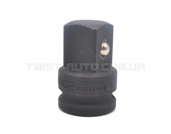 Адаптер ударний 1/2" (Мама) x 3/4" (Тато) L=48 мм FORCE 80946MPB