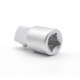 Адаптер 3/8" (Мама) x 1/2" (Тато) L=46 мм FORCE 80934 Адаптер 3/8" (Мама) x 1/2" (Тато) L=46 мм FORCE 80934