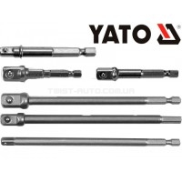 Набір перехідників для торцевих головок на шуруповерт Yato YT-04629 Набір перехідників для торцевих головок на шуруповерт Yato YT-04629