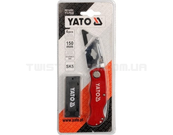 Нож складной YATO YT-7532 - YT-7532