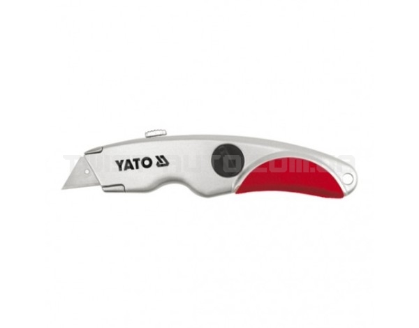 Нож с выдвижным трапециевидным лезвием YATO YT-7520 - YT-7520