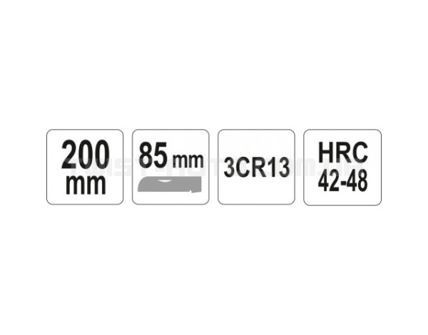 Ніж складаний, довжина: 200мм YATO YT-7600