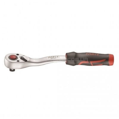 Тріскачка 3/8" з гумовою ручкою (36 зуб.) L=195 мм FORCE 802327 Тріскачка 3/8" з гумовою ручкою (36 зуб.) L=195 мм FORCE 802327