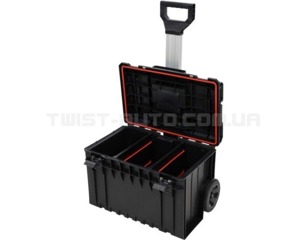 Ящик для інструментів 1-секційний на колесах, 585х425х410 мм YATO YT-09166