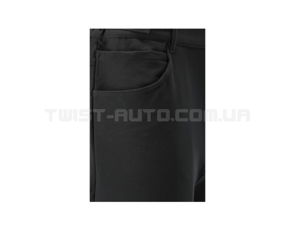 Штани робочі для літнього сезону, чорні YATO, розмір 3XL; 7 карманів, 94%-поліестер, 6%-еластан