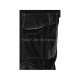 Штани робочі чорні YATO, розм XL; 9 киш 64% - поліестер, 34% - хлопок, 2% - еластан, відсвічувши вставки