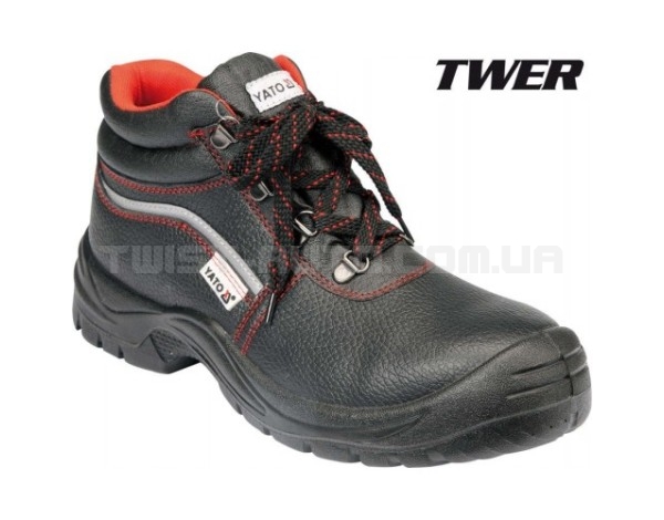 Ботинки кожаные рабочие TWER размер 42 YATO YT-80786 - YT-80786