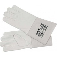 Перчатки сварщика, термостойкие YATO из кожи, размер 10