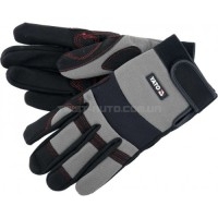 Рабочие перчатки на липучке из синтетической кожи "SPANDEX" (размер 8 (L))YATO YT-746628 - YT-746628