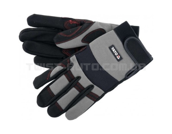 Робочі рукавички на липучці із синтетичної шкіри "SPANDEX" (розмір 9 (XL)) YATO YT-74663