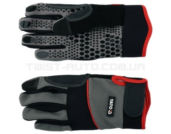 Робочі рукавички із синтетичної шкіри "SPANDEX" (розмір 9 (XL)) YATO YT-74665