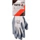 Перчатки рабочие нейлоновые масло бензо стойкие(XL) YATO YT-74739 - YT-74739