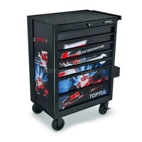 Тележка инструментальная для автосервиса 7 секций Special Limited Edition-BLACK TOPTUL TCAQ0707 Тележка инструментальная для автосервиса 7 секций Special Limited Edition-BLACK TOPTUL TCAQ0707