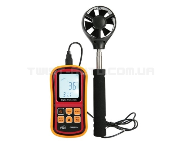 Анемометр-термометр 0,8-45м / с, -10-45 ° C BENETECH GM8901X