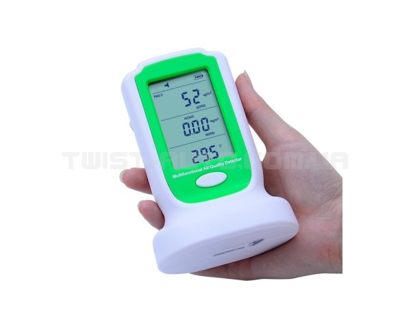 Аналізатор повітря (PM2,5; PM10, HCHO, 0-50 ° C) BENETECH GM8804