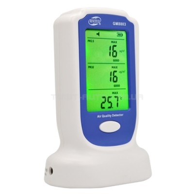 Датчик якості повітря (PM2,5; PM10, 0-50 ° C) BENETECH GM8803