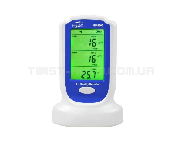 Датчик качества воздуха (PM2,5;PM10, 0-50°C) BENETECH GM8803 Датчик качества воздуха (PM2,5;PM10, 0-50°C) BENETECH GM8803