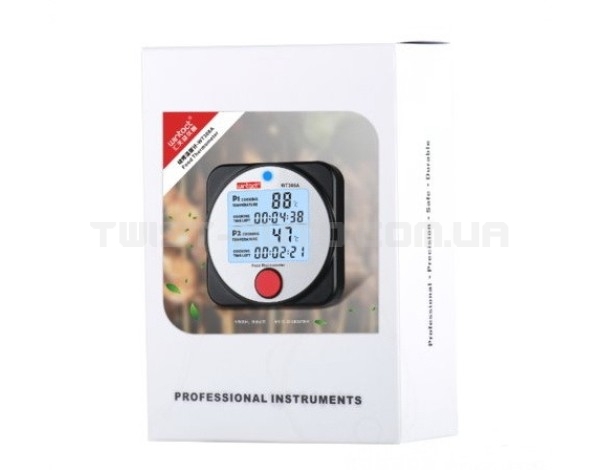 Термометр цифровий для барбекю 2-х канальний Bluetooth, -40-300 ° C WINTACT WT308A